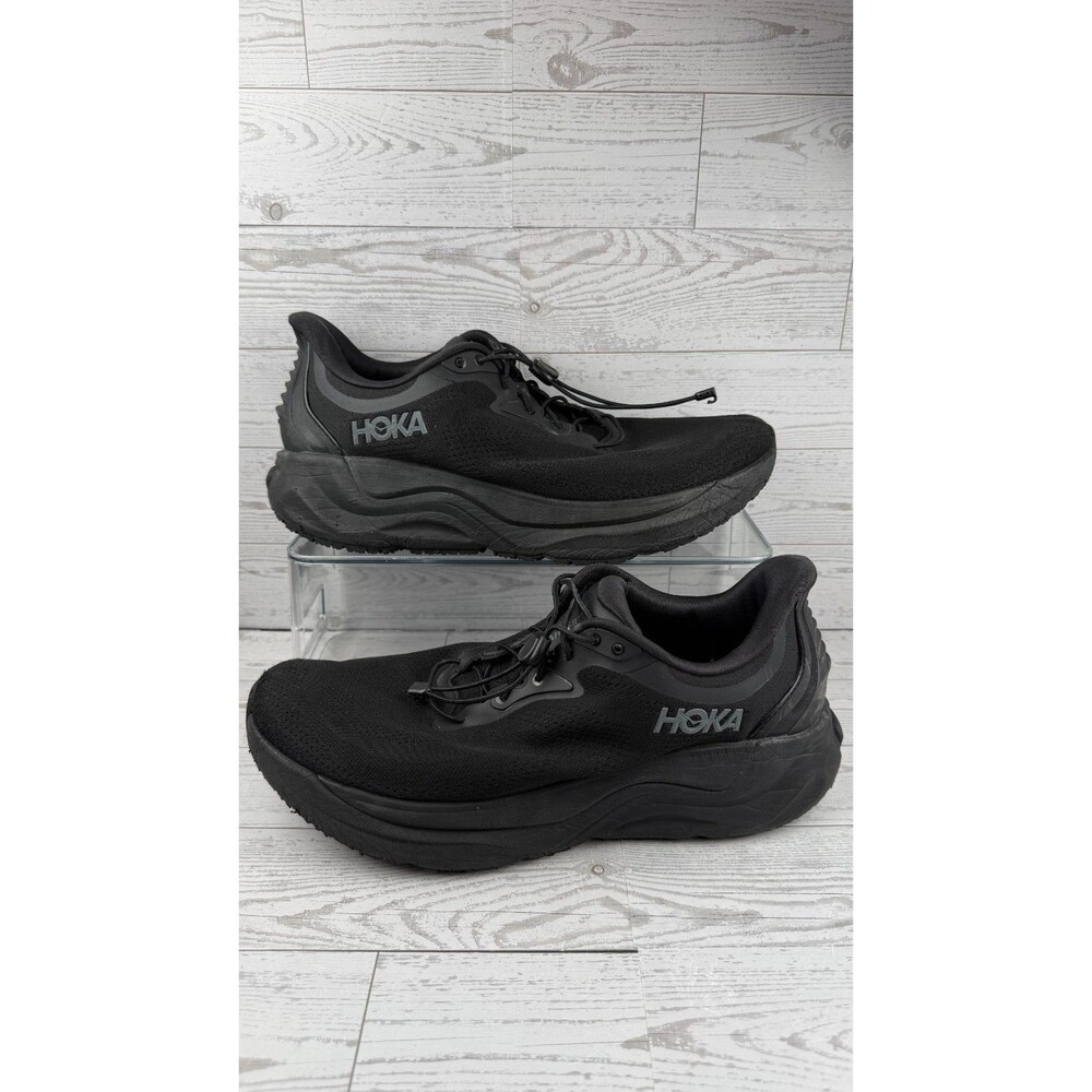 Hoka One One Arahi SR 1168712 BBLC Black Ebony 10D Mens Slip Resistant Shoes #58